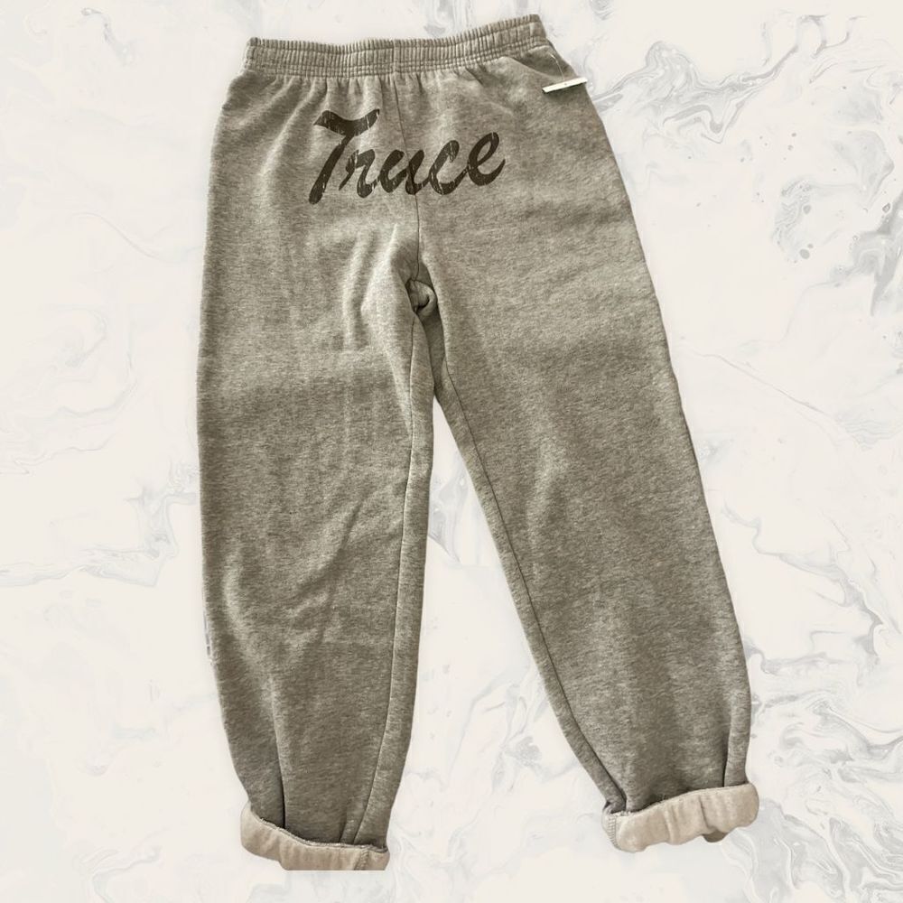 TRUCE  Kids Pull-on Fleece Joggers - Size 10 - Grey